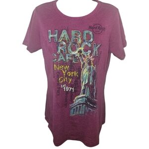 Hard Rock Cafe Statue Of Liberty Limited Edition Short Sleeve Top